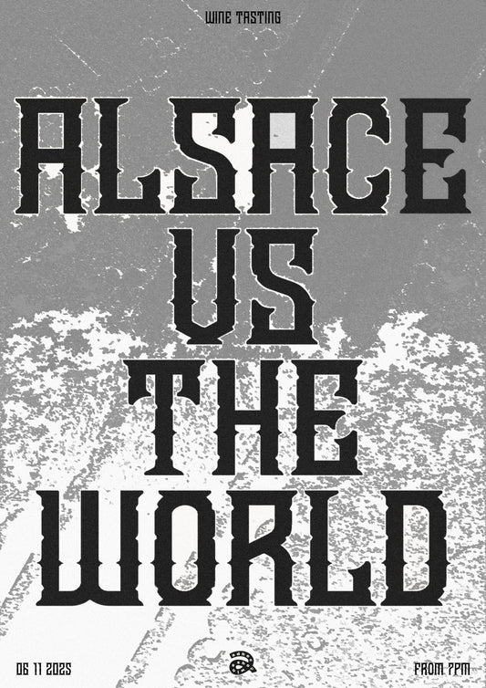 ALSACE VS. THE WORLD - WINE TASTING - THURSDAY 6TH NOVEMBER