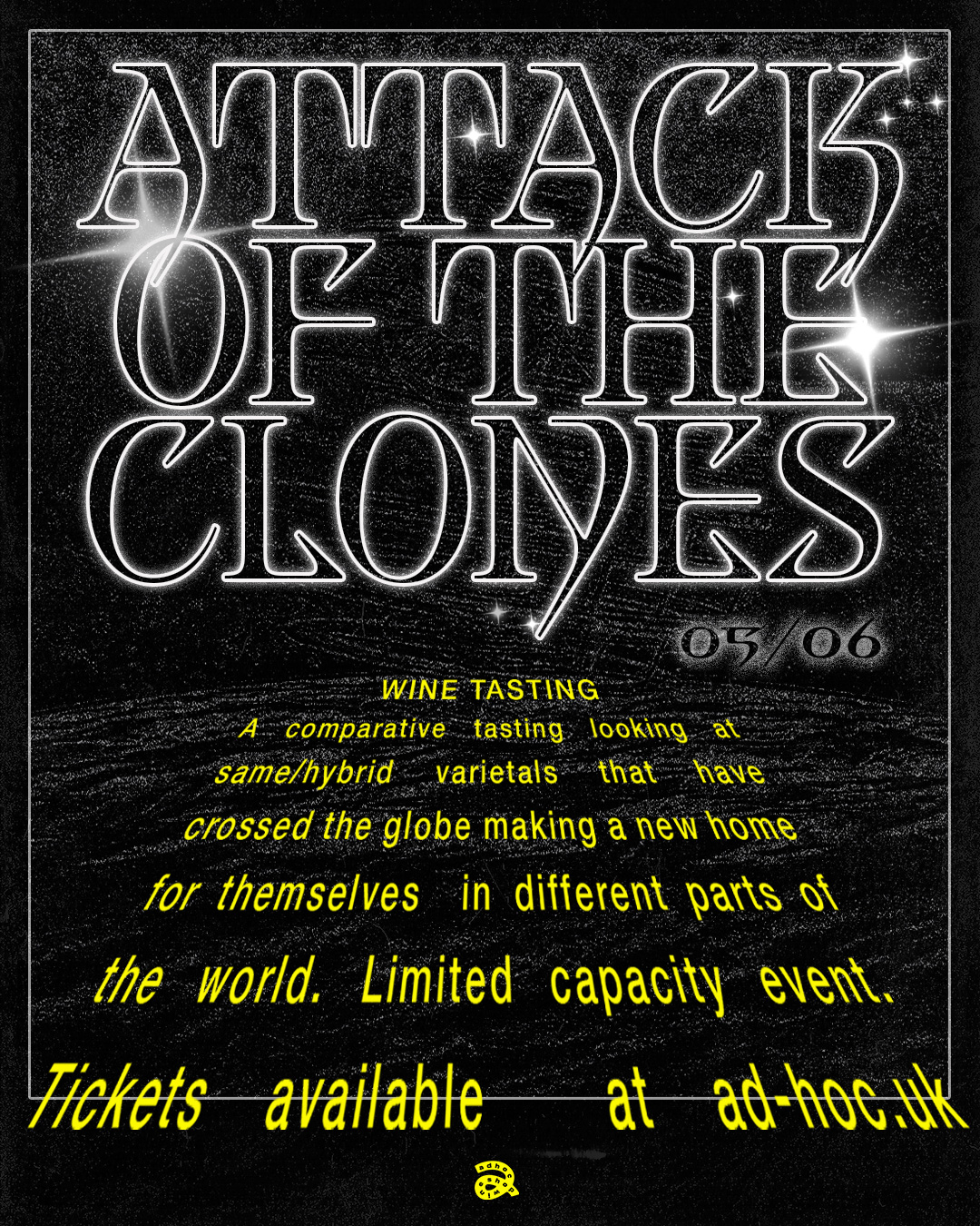 ATTACK OF THE CLONES - THURSDAY 5TH JUNE WINE TASTING