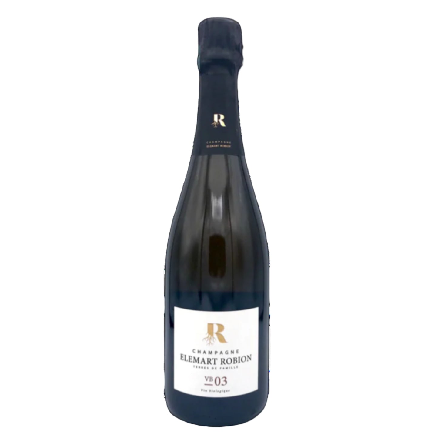 Bottle of Elemart Robion VB03 on a white background