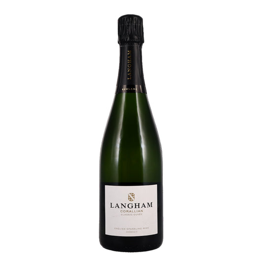 Bottle of Langham Corallian on a white background